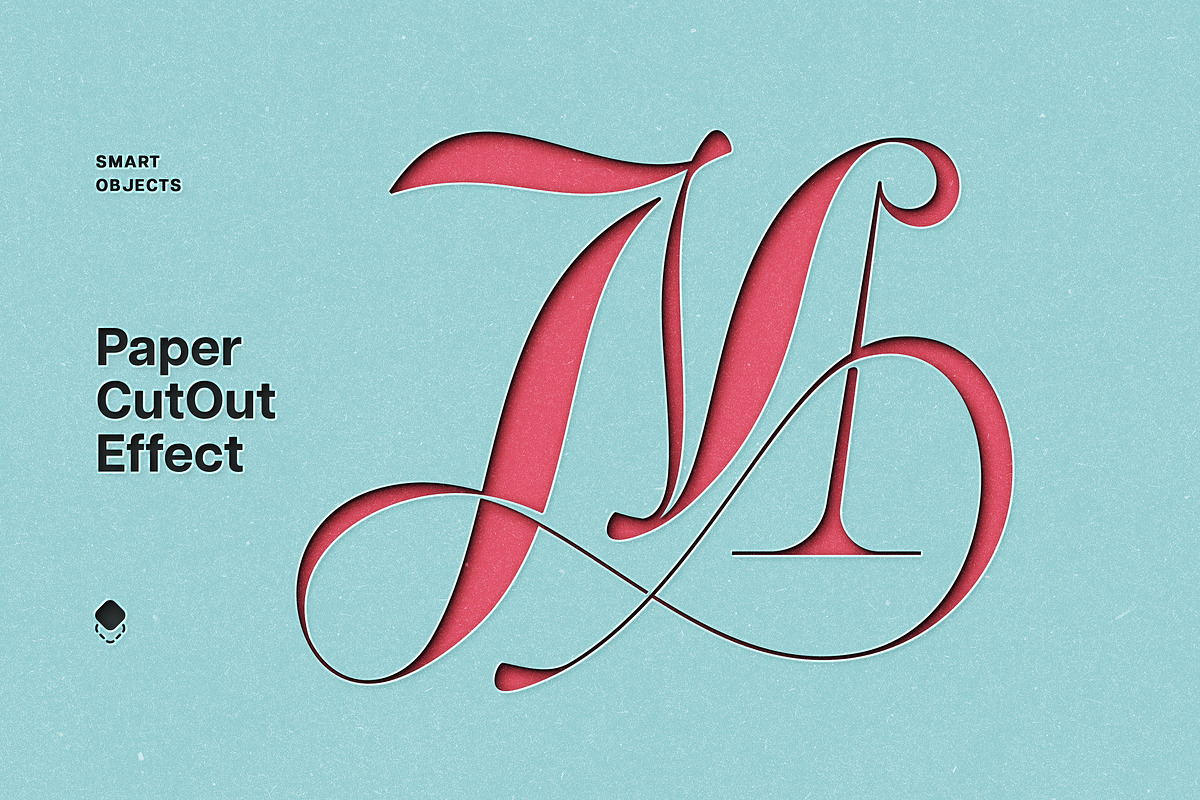 Colored Cut Out Paper Mockup, a Mockup by Design Squad