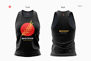 Women's Tank Top Mockups, Front Back, a Shirt Mockup by HelenStock (Thumbnail 2 of 9)