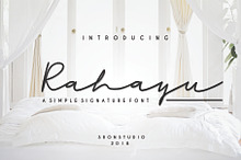 Rahayu Signature Font