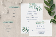 Eucalyptus Wedding Invitation Suite, an Invitation Template by ClementineCreative (Thumbnail 8 of 10)
