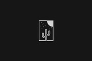 Cactus minimal logo design vector, a Branding & Logo Template by Vectoryzen (Thumbnail 1 of 2)
