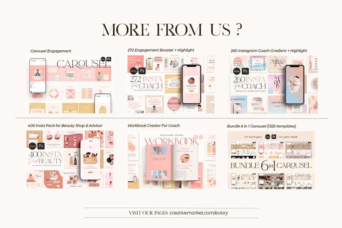 Workbook Creator For Coach CANVA PS, a Magazine Template by Eviory (Photo 31 of 31)