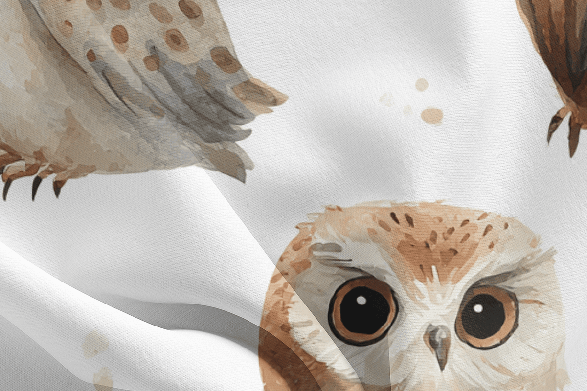 Owl Seamless Pattern, a Decorative Illustration by Pati Charm Studio (Photo 7 of 7)