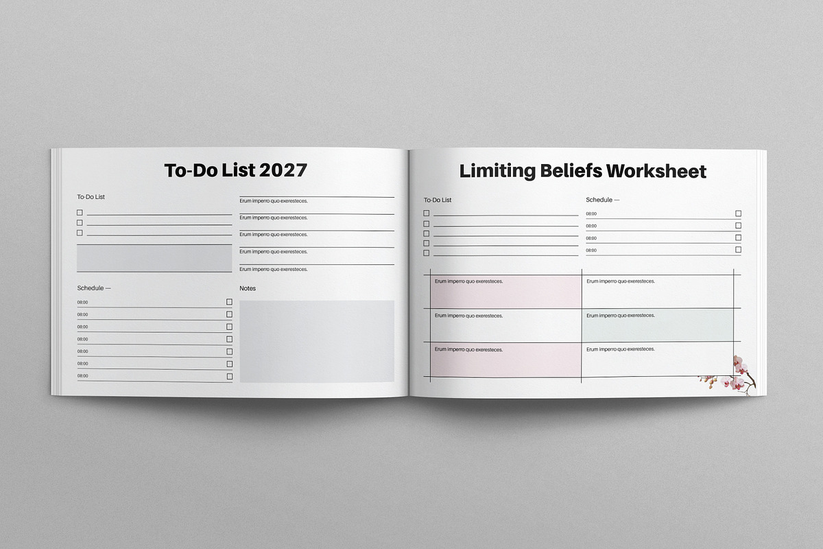 Planner Template, a Brochure Template by E-Type (Photo 4 of 7)