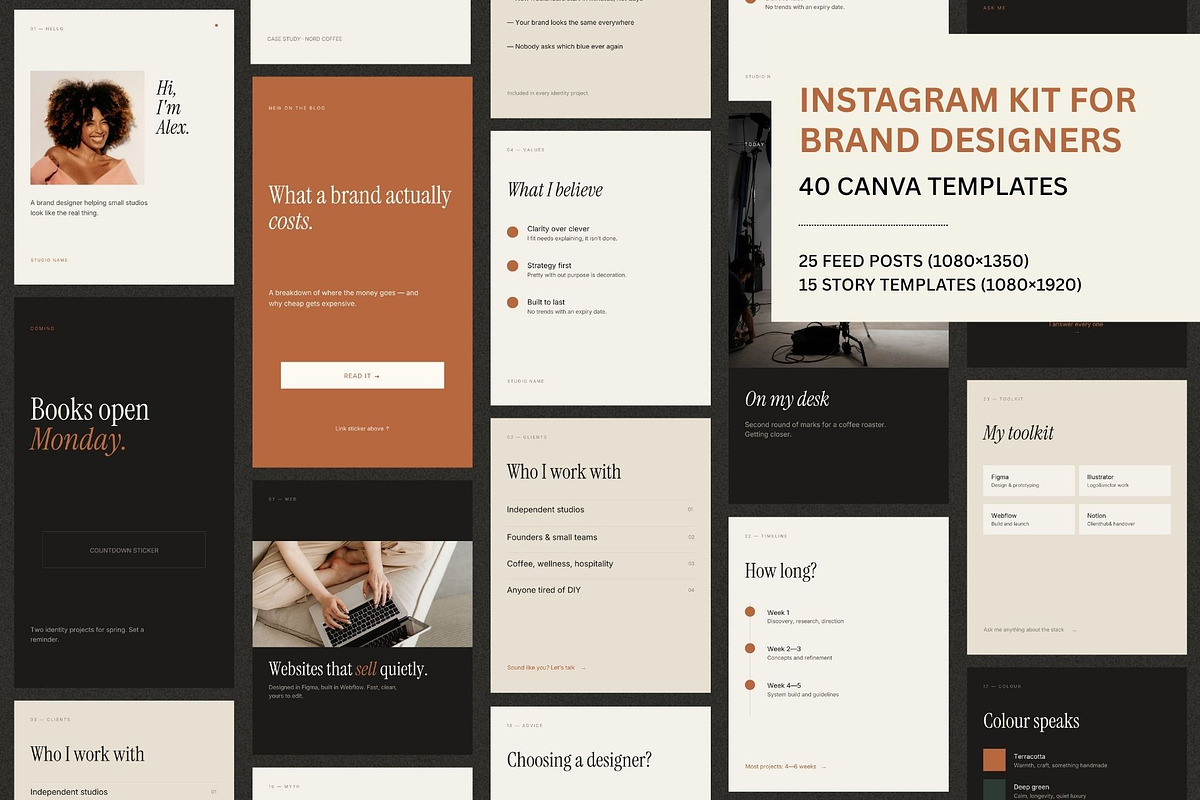 Canva Instagram Kit for Branding, a Social Media Template by Mockup Line (Photo 1 of 4)