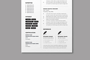 Resume Template, a Resume Template by MightyDesign (Thumbnail 5 of 10)