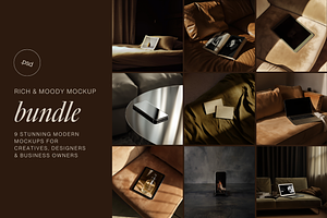 Mockup Bundle | Rich & Moody Vibes