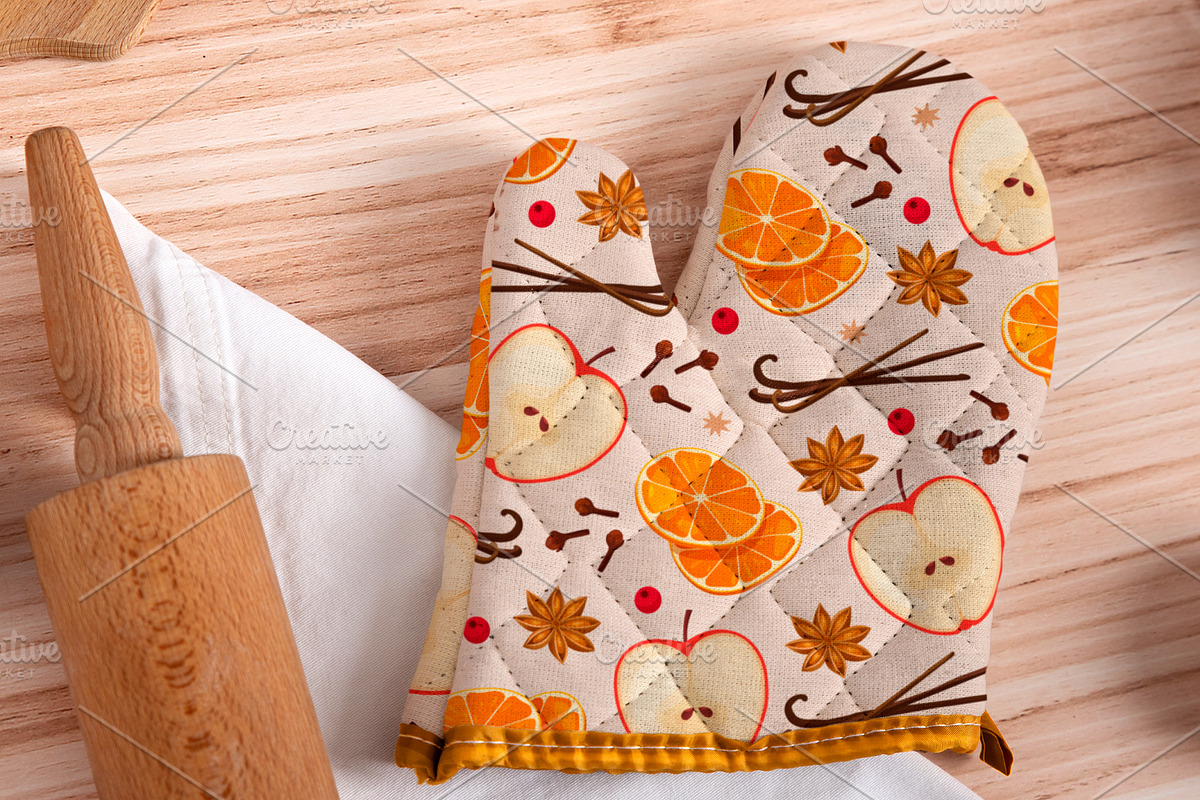 Aroma spices seamless pattern, a Pattern Graphic by Elen_Art (Photo 2 of 3)