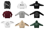 Crewneck Mockup Package, a Hoody Mockup by Jacober Design (Thumbnail 2 of 16)
