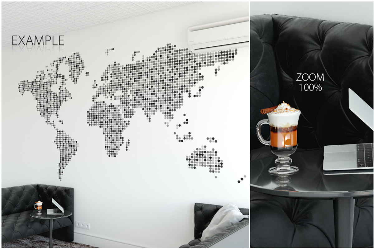 OFFICE Wall Mockup Bundle, a Print Template by Yuri-U (Photo 11 of 15)