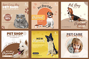 Canva instagram Pets Template, a Social Media Template by illycreative (Thumbnail 3 of 6)