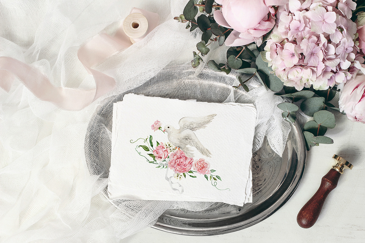 FEBRUARY Romantic Watercolor Set, an Object Graphic by Kaleriia (Photo 8 of 12)