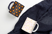 Spooky Halloween Seamless Patterns, a Pattern Graphic by oelhoem (Thumbnail 4 of 5)