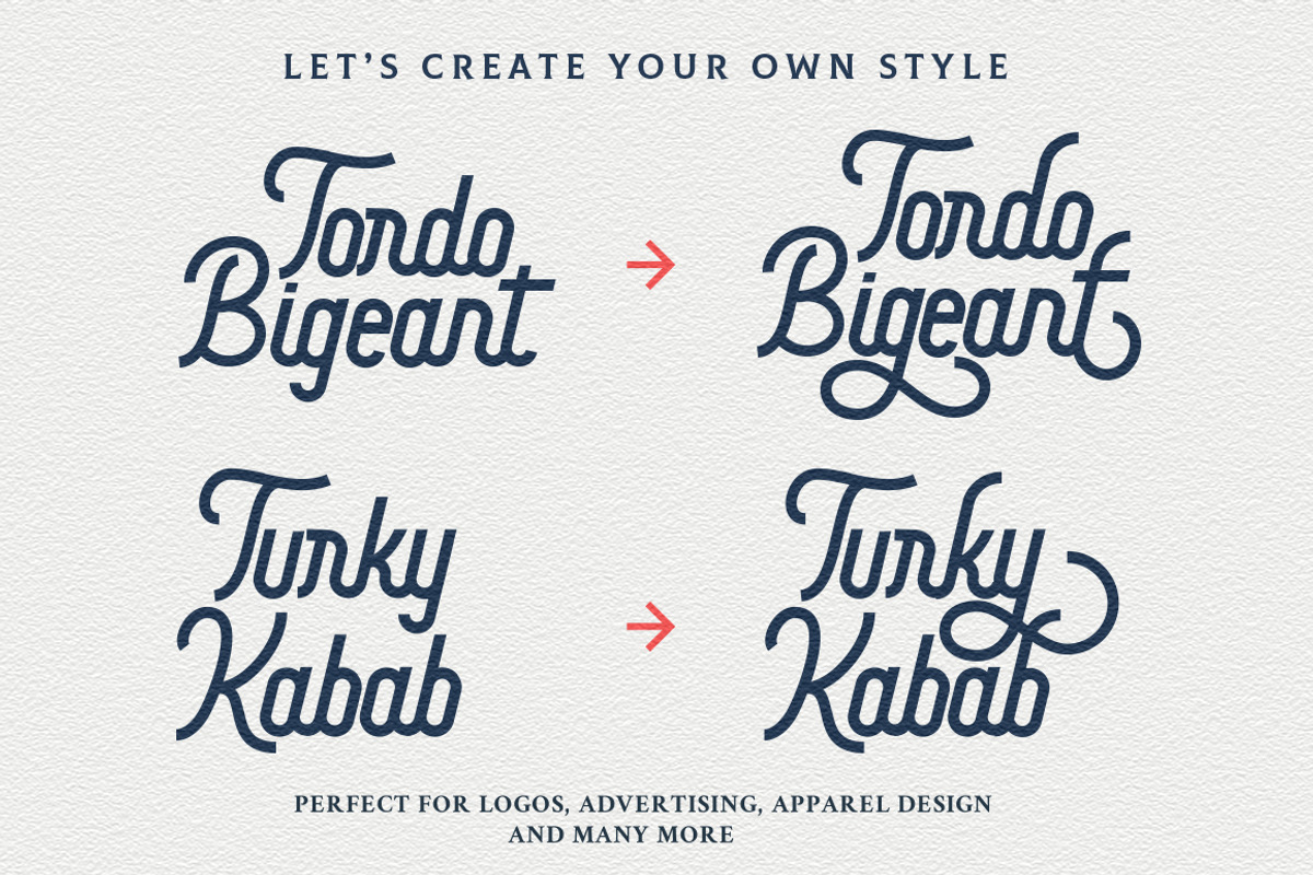 Hargael - Vintage Font Duo preview 5