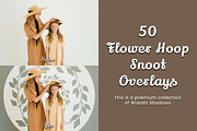 50 Flower Hoop Snoot Overlays, a Background Graphic by 3Motional (Thumbnail 15 of 16)