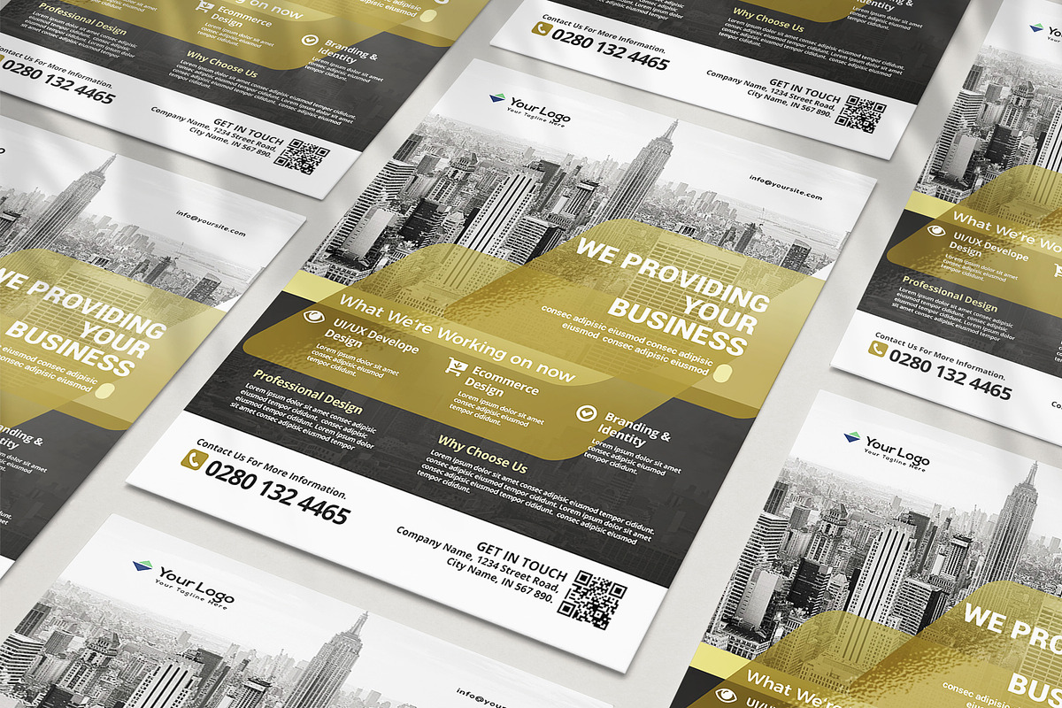 Corporate Bussiness Flyer Template, a Flyer Template by jobnabru (Photo 1 of 2)