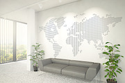 Office Wall Decoration Mockup Set, a Print Template by McLittle Stock (Thumbnail 3 of 10)