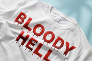 Blood 3D Font, a Font by Loudoun Design Co. (Thumbnail 5 of 6)
