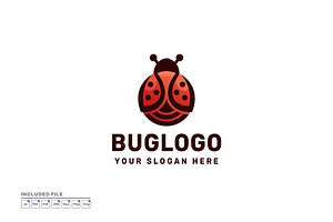 Bug Illustration Vector Logo, a Branding & Logo Template by yuanesei