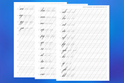 Connecting strokes and writing words, a Stationery Template by Good Worksheets (Thumbnail 3 of 6)