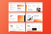 White Orange Project Proposal PPT, a Presentation Template by Aiyari Graphic (Thumbnail 3 of 5)
