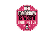Cancer Awareness Design, an Object Graphic by abu67222 (Thumbnail 3 of 3)