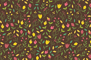 Hand Drawn Seamless Floral Pattern, a Pattern Graphic by wowpatterns (Thumbnail 2 of 4)