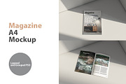 A4 Magazine PSD Mockup, a Books & Magazine Mockup by GreatFruit (Thumbnail 1 of 7)