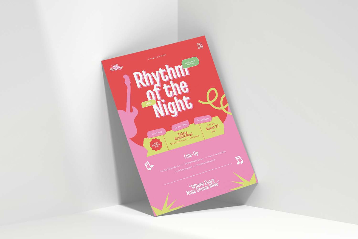 Jazz Live - Flyer, a Flyer Template by VUNIRA (Photo 2 of 3)