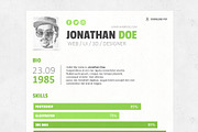 Resume PSD Template, a Resume Template by Zomorsky (Thumbnail 5 of 5)