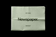 Newspaper Mockup, a Books & Magazine Mockup by Design Squad (Thumbnail 4 of 5)