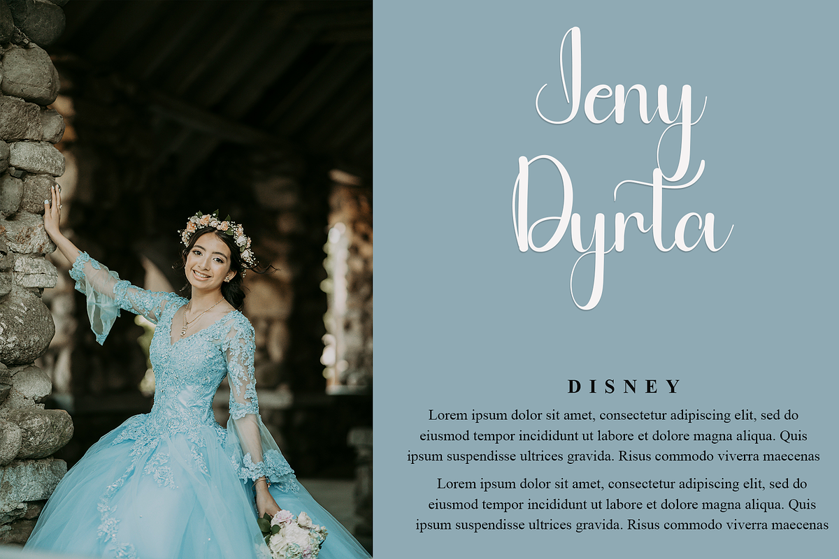 Quinceanere, a Handwritten Font by FreshTypeINK (Photo 3 of 8)
