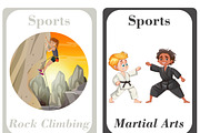 Sports Flash Cards for Kids, a Card Template by DigitalsDesigns (Thumbnail 3 of 4)