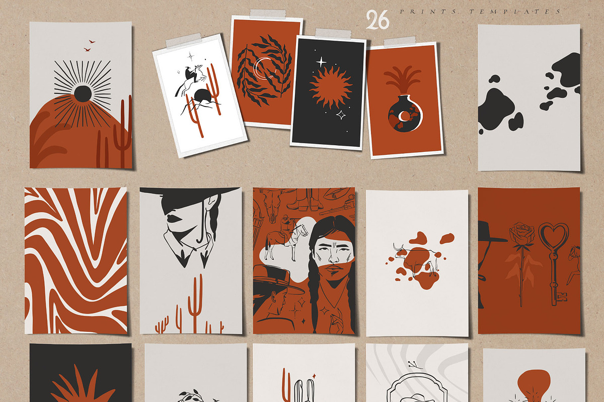 Wild west graphics, an Animal Illustration by Anastasy_helter (Photo 12 of 16)