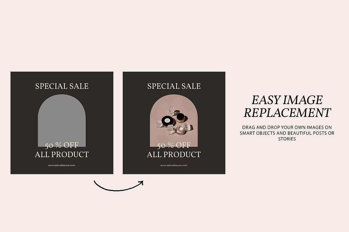 Chocolate Instagram Template Canva, a Social Media Template by Product Experience (Photo 4 of 10)
