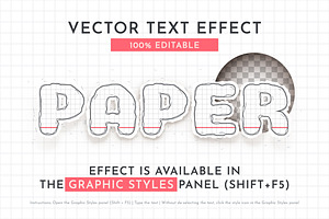 Hand Drawn Paper Editable Effect
