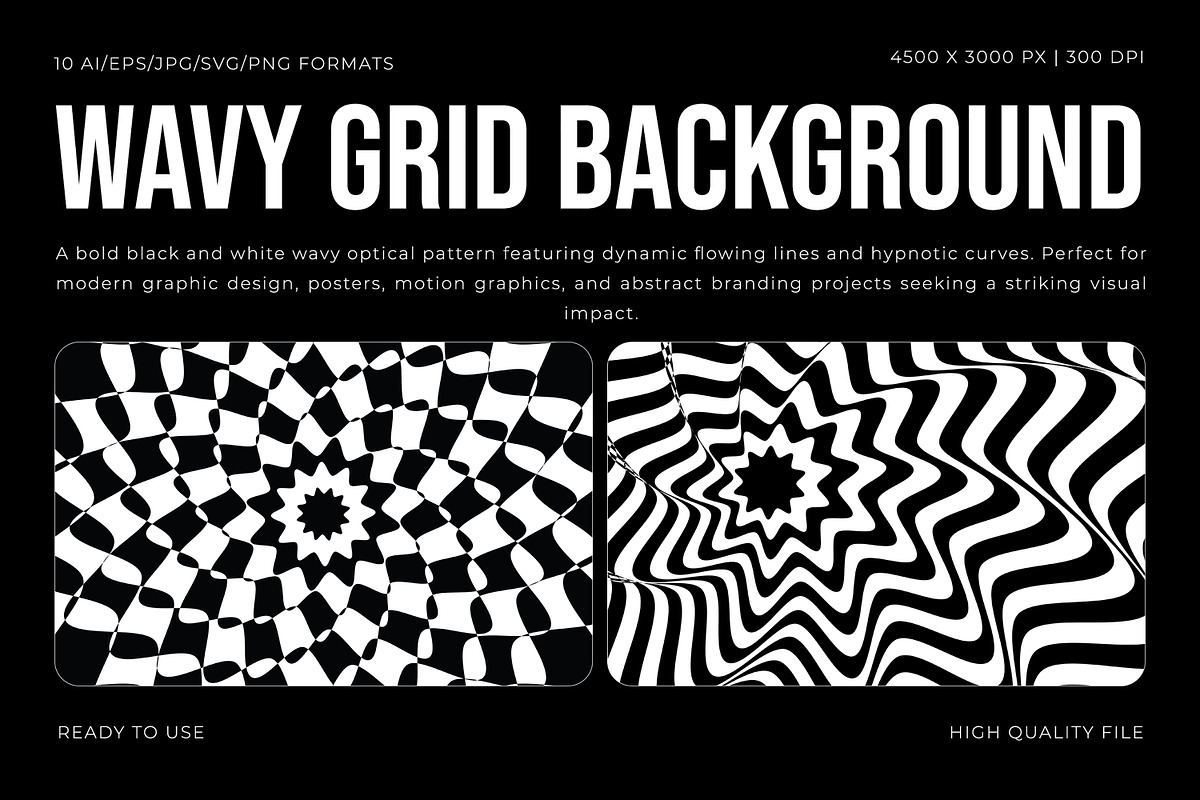 Wavy Grid Background, a Background Graphic by Pitchlook.Studio (Photo 1 of 2)
