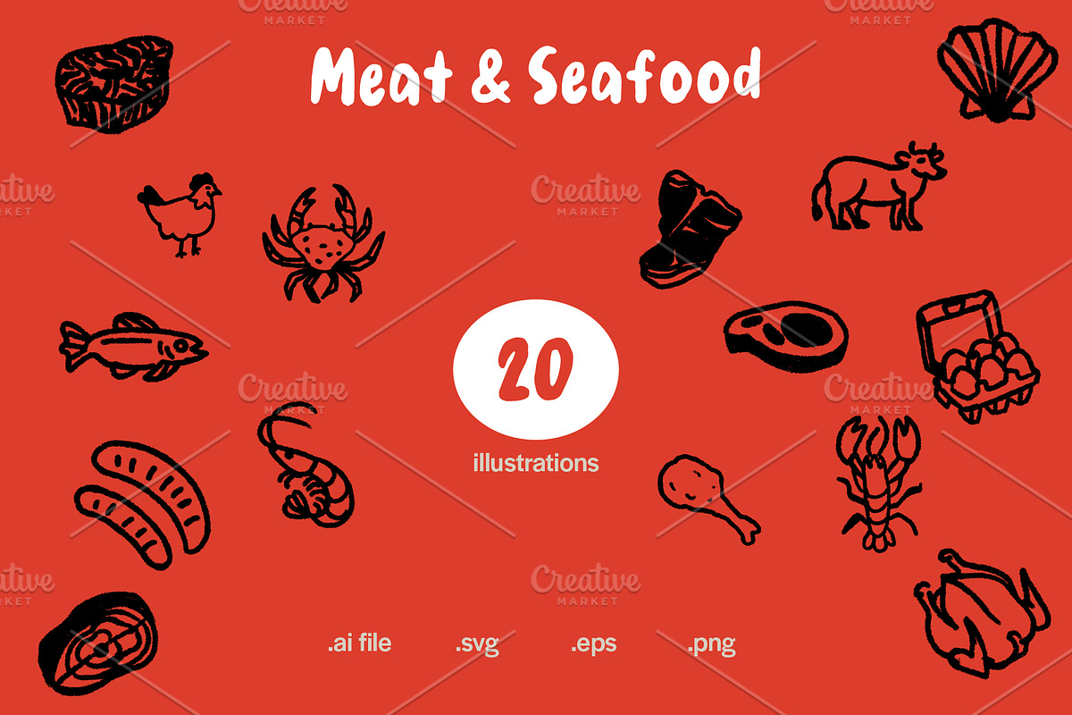 Cafe, Restaurant, Food & Drinks Pack, a Graphic by Plainly Simple Store (Photo 14 of 20)