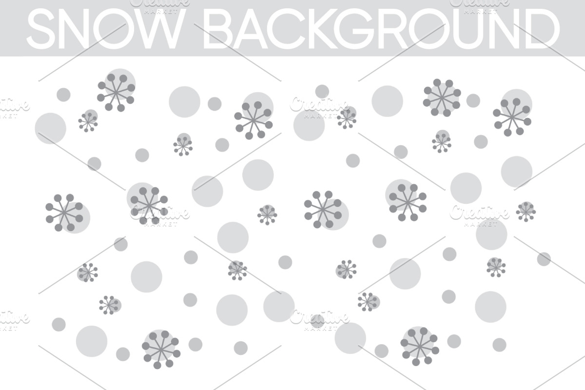 Snow Background, a Pattern Graphic by beguima (Photo 1 of 2)