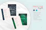 Editable Price List Templates, a Social Media Template by Ink Gallery (Thumbnail 1 of 7)