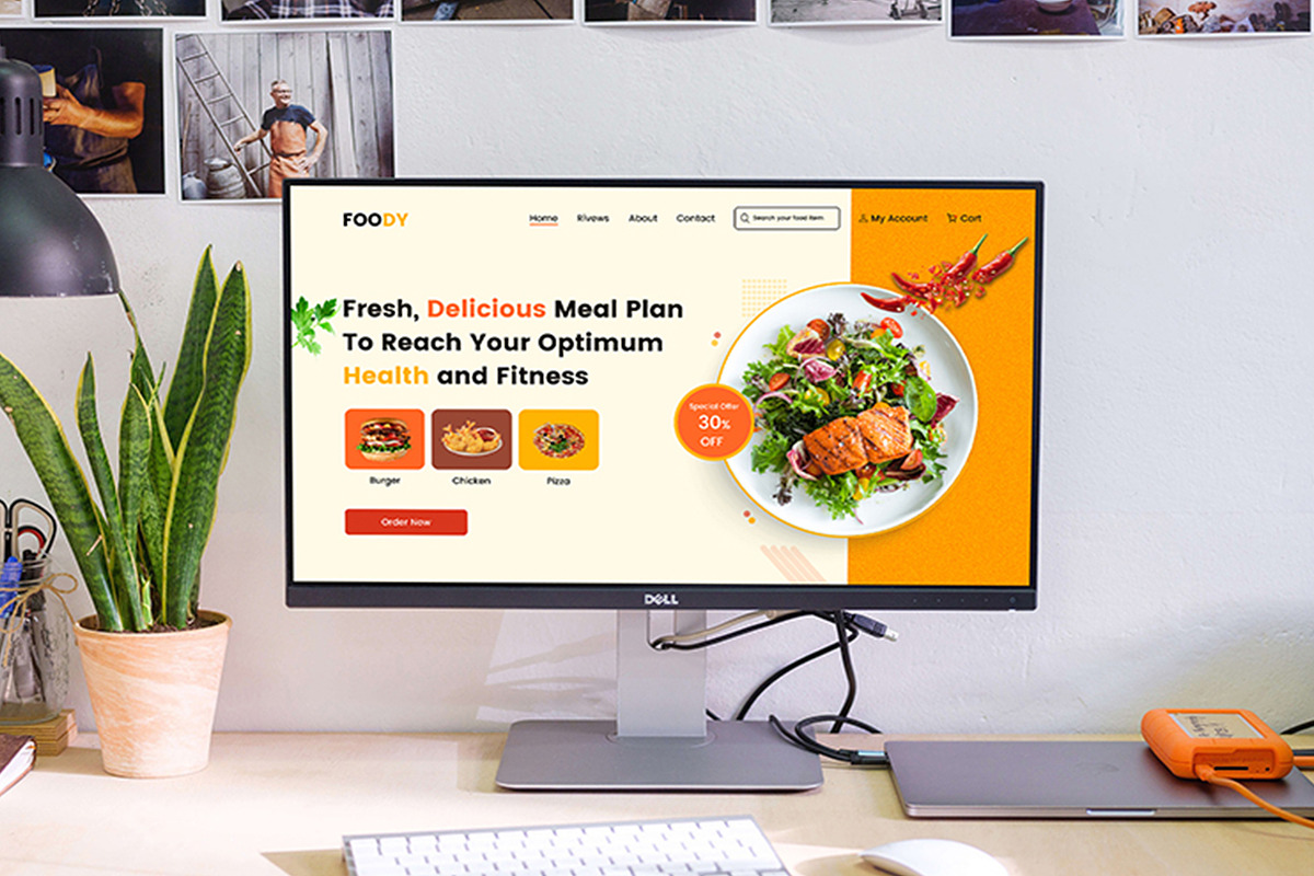 Restaurant Landing Page Design, a Landing Page Template by Design Valley