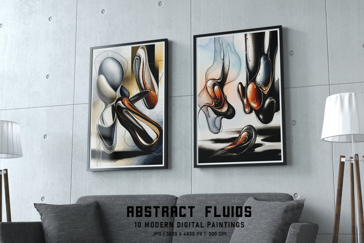 Abstract Fluids, a Decorative Illustration by Digital Art Creations (Photo 5 of 5)