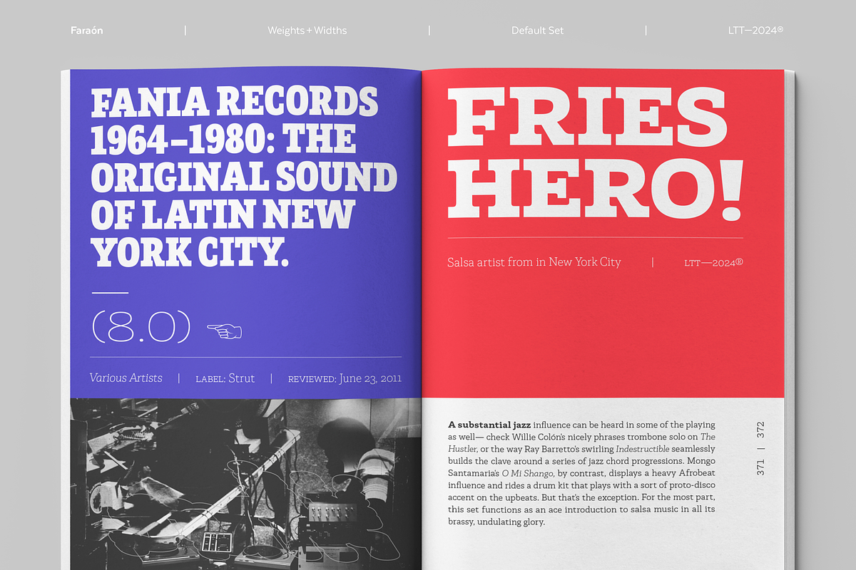 Faraon, a Slab Serif Font by Latinotype (Photo 7 of 15)