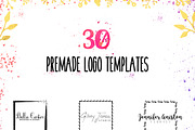 Feminine Logo Creator Kit - Square, a Branding & Logo Template by Pulp Creative Studios (Thumbnail 4 of 9)