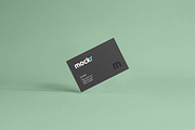 Realistic Business Card Mockup Psd, a Print Template by Mokr (Thumbnail 4 of 4)