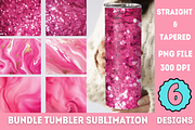 Pink Glitter 20 oz skinny tumbler, a Print Template by SindyPrintDesign (Thumbnail 1 of 7)