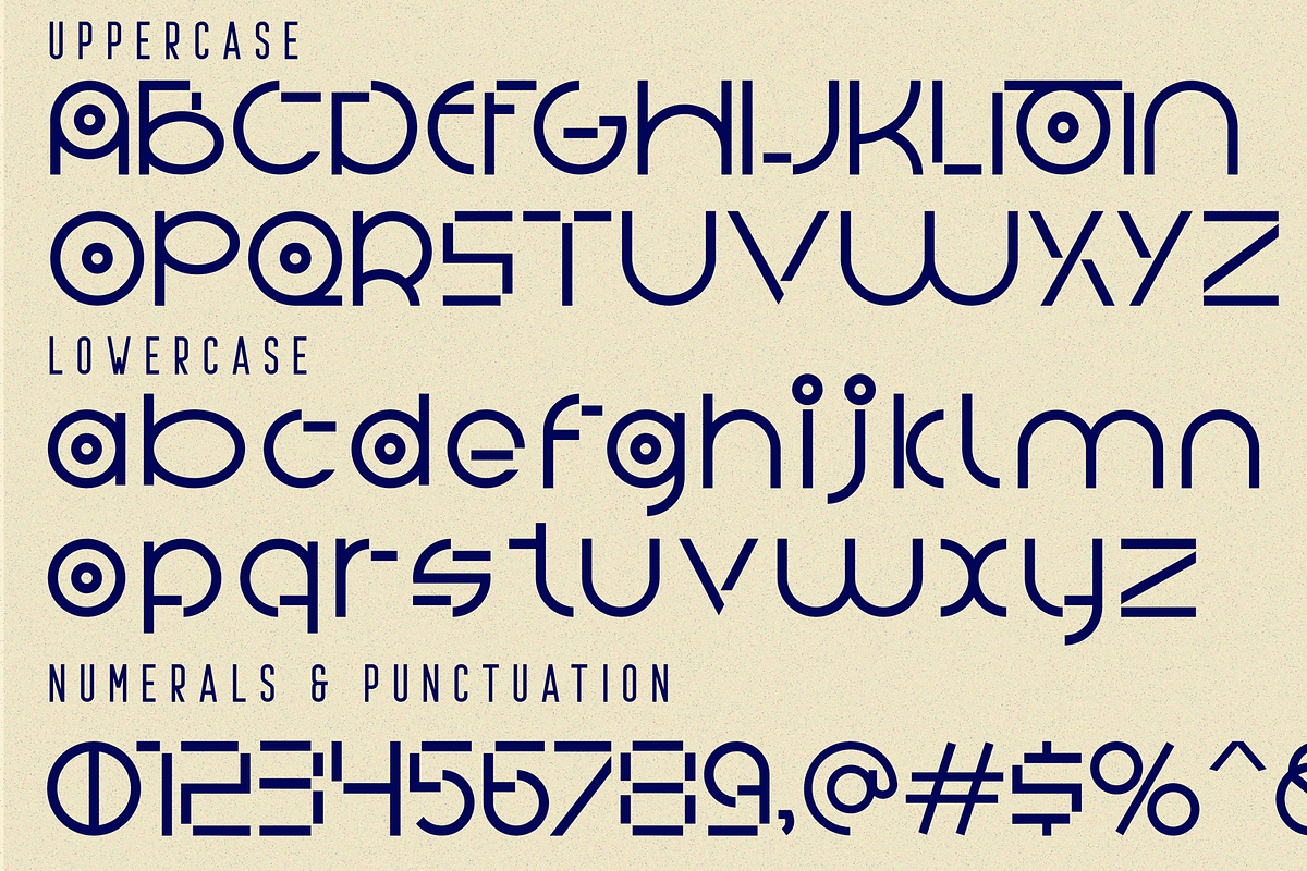 Detailed Artdeco Font, a Sans Serif Font by 177Studio (Photo 7 of 8)