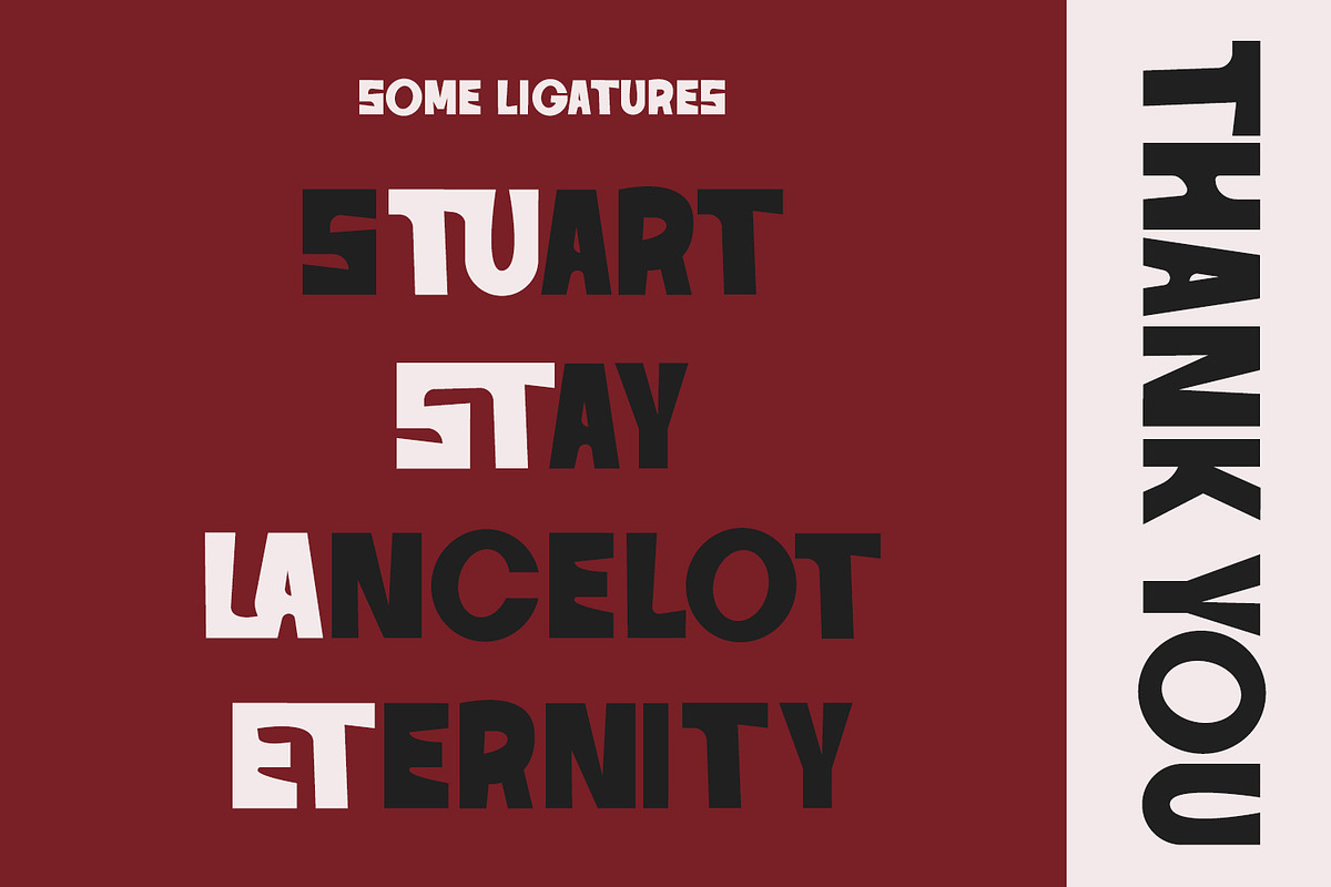 Lestar Denha Sans Serif Display Font, a Sans Serif Font by Maulana Creative (Photo 2 of 7)