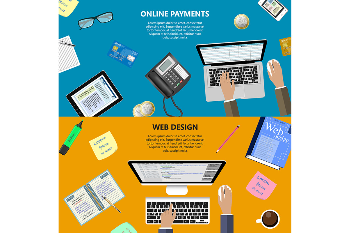Modern flat design concept, a Templates & Theme by L_amica