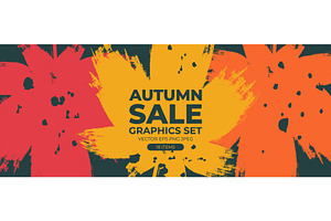 Autumn Sale Graphics Set